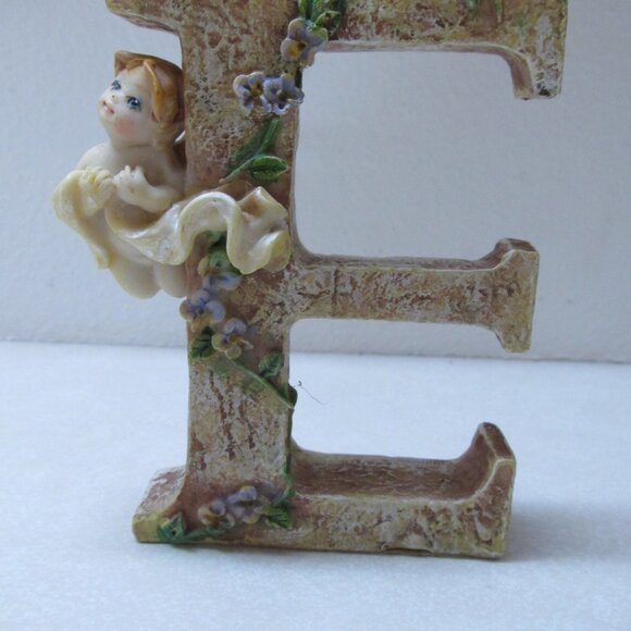 CLASSIC TREASURES PEACE 4” LETTERS with ANGELS FIGURINES DECOR - Picture 4 of 10